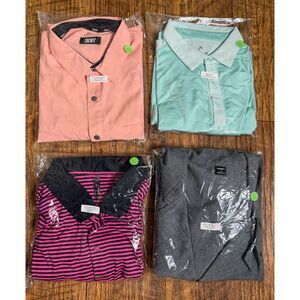 Men's Bundle#2: 4 Men's Polo Mix Size Large